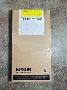 Epson Pro 4900 Yellow Ink Cartridge 200ml T6534 Exp. 07/2017 Sealed - Picture 1 of 4