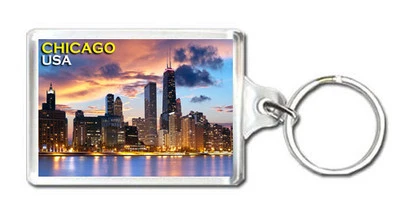CHICAGO USA MOD3 KEYRING SOUVENIR LLAVERO