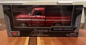 1969 Ford F-100 Pickup Truck rot 1/24 Diecast Modell - Bild 1 von 12