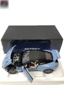 AUTOart 1/18 Scale Aston Martin DB11 Model Car Light Blue with Original Box Used