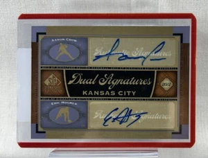 2012 SP Signature Edition Dual Signatures Aaron Crow Eric Hosmer #KC15 Auto - Picture 1 of 6
