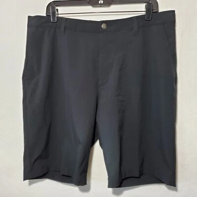 Adidas Ultimate 365 Chino Golf Shorts Men’s 36 Solid Black 10" Inseam Casual - Image 1 of 4