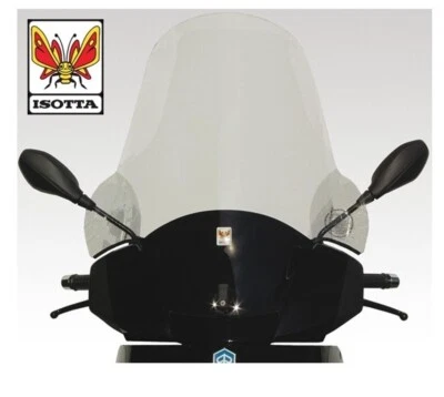 PARABREZZA PIAGGIO X7 125 250 2008-2012 PARAVENTO TRASPARENTE ISOTTA E364 - Imagen 1 de 4