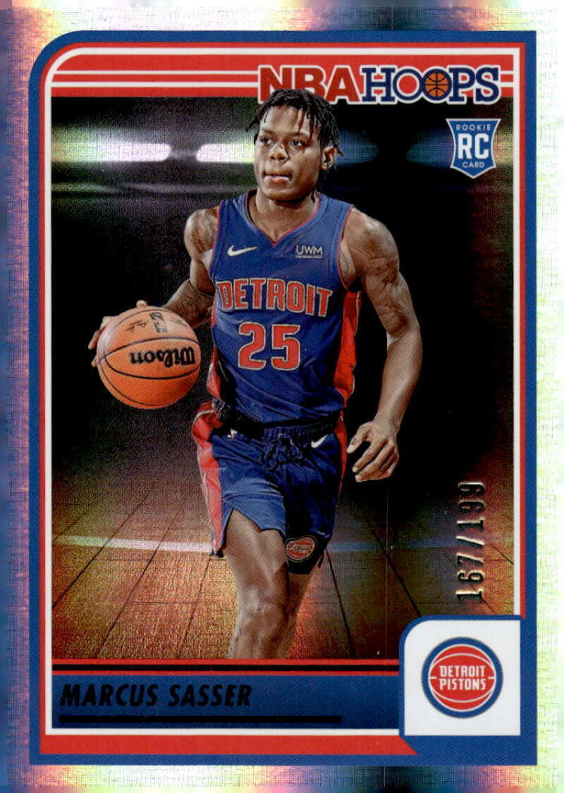 Marcus Sasser RC 2023-24 Panini Hoops /199 Premium 1 #260 ROOKIE Piston ID:89946