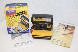 Vintage Polaroid Job Pro 2 Instant Film Camera 600 Tested! WORKS,  w/ Box! - Picture 1 of 19