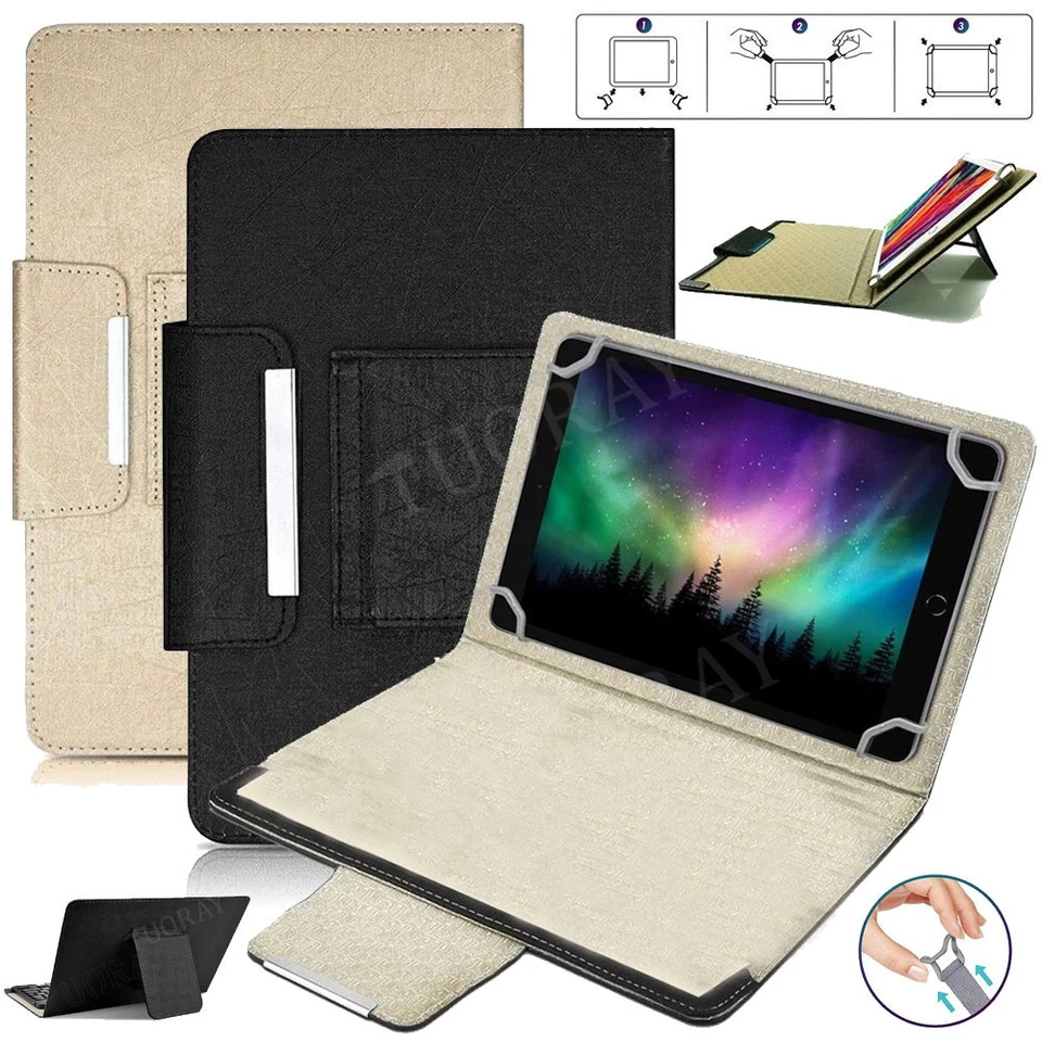 OMATOP Universal Leather Flip Case Cover For Doogee U11 / U11 Pro 11 inch 2025 Tablet