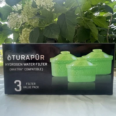 New Turapur Hydrogen Water Filter Maxtra Compatible 3 Filter Value Pack - Image 1 of 4