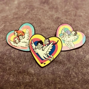 Prendedores impresos KPDH Ships - ¡Raros! Anime de música K-Pop Miromabby, Zostery, Rujinu - Imagen 1 de 8
