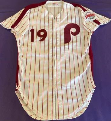 Camiseta Wilson autêntica Greg Luzinski #19 Philadelphia Phillies Pro Cut anos 80 38 - Imagem 1 de 4