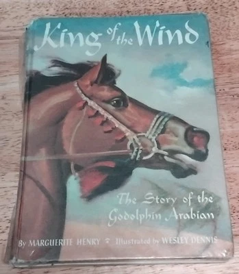 KING OF THE WIND by Marguerite Henry 1959 HC Illust. by Wesley Dennis Ex Library - image 1 of 4