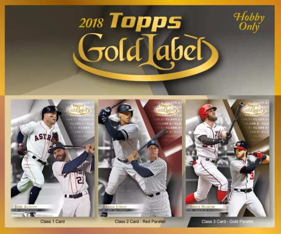 2018 Topps Gold Label Class 1 Baseball - PICK YOUR CARD - COMPLETE YOUR SET - Image 1 of 1