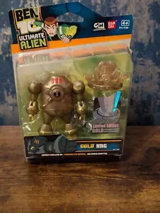 BEN 10 NRG Gold Action Figure Bandai Cartoon Network Boxed - Ultimate Alien - Picture 1 of 5