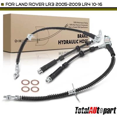 Brake Hydraulic Hose for Land Rover LR3 05-09 LR4 2010-2016 Front Left & Right - Image 1 of 4