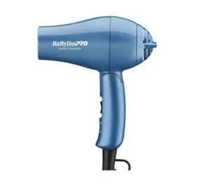 BaBylissPRO Nano Titanium Travel Dryer, Blue, 1000 Watt Foldable WFreeshipping - Picture 1 of 3