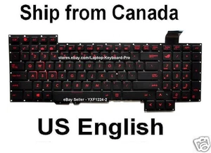 Keyboard for ASUS G751 G751J G751JM G751JT G751JL G751JY G751JW JDA - Bild 1 von 2