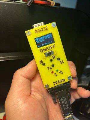 Handheld RS232 serial data tester display support different baud rate - Image 1 of 4