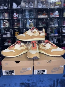 Size 8.5 - Nike Air Max 1 x Travis Scott Cactus Jack Wheat 2022 - Picture 1 of 5