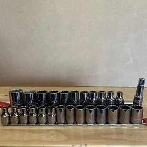 Craftsman Metric & SAE Socket Sets 1/2" Drive 12 Point G2 Series USA MINT! - Picture 1 of 17