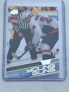 2020-21 Upper deck series 1 - Connor Mcmichael Clear Cuts Young Guns Acetate