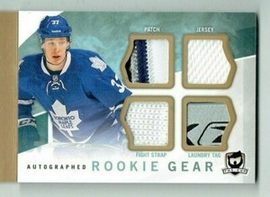 12-13 UD Upper Deck The Cup Autographed Rookie Gear  Carter Ashton  /25  