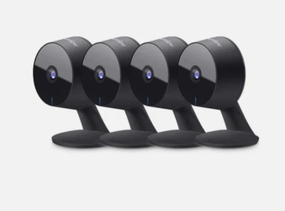 LaView Security Cameras 4pcs Home Security Camera Indoor 1080P LV-PWF1 - Black - Image 1 of 4