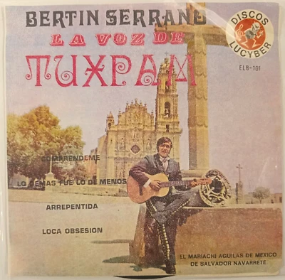 BERTIN SERRANO & MARIACHI AGUILAS DE MEXICO -COMPRENDEME- MEXICAN 7" EP PS - Image 1 of 4