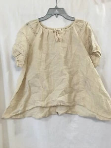 New Wonder Nation Girls Cloth Blouse Short Sleeve Oatmeal U pick - Picture 1 of 4