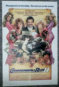 Póster de 1 hoja de Cannonball Run II 1984 Burt Reynolds Chow Anton Bach Chan Martin - Imagen 1 de 1