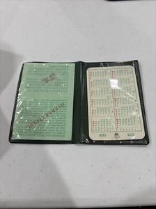Vintage Rolex wallet /paper holder translation Paper & 1979/1980 calendar Set - Picture 1 of 10