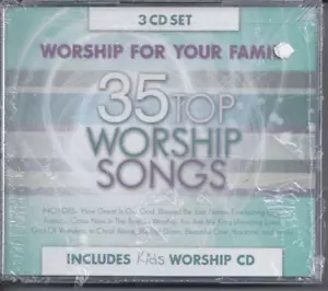 Worship For Your Family-35 Top Worship Songs:Includes Kids Worship CD 3 CDs NEW - Foto 1 di 2