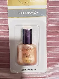 L'Oreal Paris Nail Enamel 345 PEACH FUZZ 0.5 Fl. oz NEW ON CARD - Picture 1 of 1