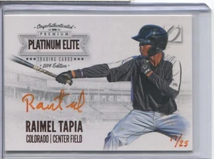 2014 ONYX PLATINUM ELITE RAIMEL TAPIA-ORANGE AUTO-16 OF ONLY 25!!!!-ROCKIES - Picture 1 of 2