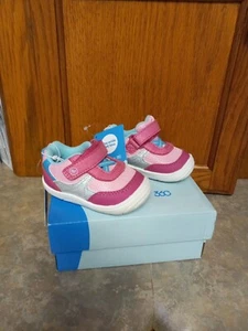 NIB-Stride Rite 360 Infant 3 Months Gogo Sneaker Girls - Picture 1 of 2