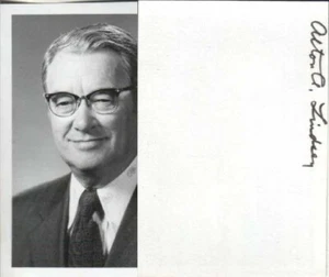 Alton A. Lindsey Autographed Original Photo Famed Ecologist D.99 - Picture 1 of 1