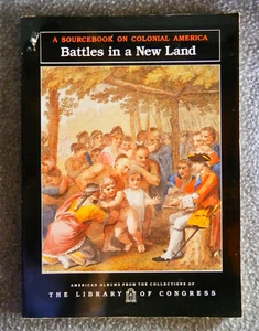 SCHLACHTEN IN EINEM NEUEN LAND: Ein Quellenbuch über das koloniale Amerika 1991 SC - Bild 1 von 7