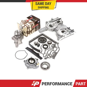 Kit de cadena de distribución cubierta bomba de agua de aceite para 79-82 Toyota Pick Up 2.2 2.4 20R 22R - Imagen 1 de 12