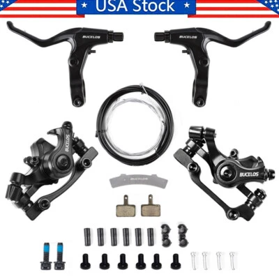 BUCKLOS MTB Mecánico Palanca de Freno de Disco Pinza Cable Línea Carcasa Bicicleta Piezas Foto 1 de 4