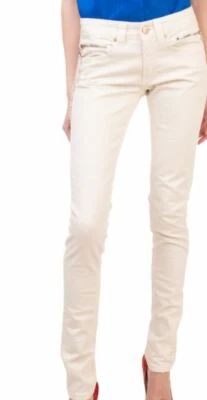 Dondup jeans stretch skinny with metal chain Made in Italy size 27 RRP £170 - Image 1 of 4