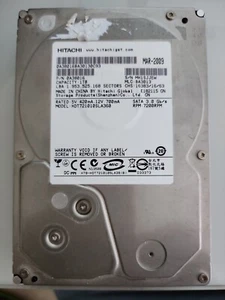 Hitachi 1 TB,Internal,7200 RPM,3.5" (HD31000IDK7) Hard Drive - Picture 1 of 1