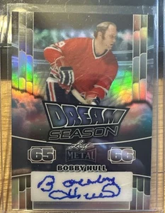 Bobby Hull 2025 Hoja Metal Hockey Leyendas Dream Temporada 65-66 Púrpura Brillo 7/10 - Imagen 1 de 2