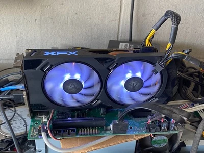 XFX AMD RADEON RX 480 LED 8GB GDDR5 GRAPHICS CARD DP/HDMI/DVI RX-480P8L - Image 1 of 4