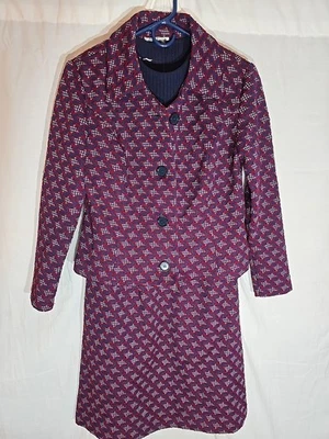 Conjunto de 2 maxi falda top Andrea Gayle para mujer de la década de 1980 talla pequeña Foto 1 de 4