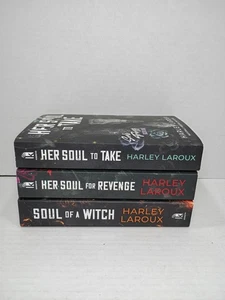 Souls Trilogy Harley Laroux Book Lot Paperback Romance Supernatural - Picture 1 of 17