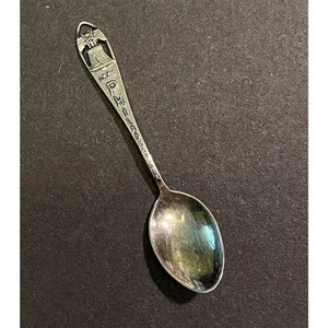 Vintage Philadelphia Sterling Spoon 1776 Liberty Bell Cutout 3.5" Souvenir - Picture 1 of 6