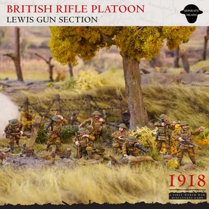 28mm WW1 British Lewis Gun Section - 1918 Spring Offensive - The Great War - Bild 1 von 4