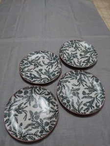 Bee And Willow Vail Pine 10 1/2 In Dinner Plates Set Of 4 - Picture 1 of 3
