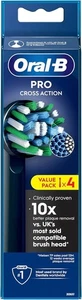 Oral-B Pro Cross Action Elektrische Zahnbürstenköpfe, X-Form, Schwarz [NEU] - Bild 1 von 1