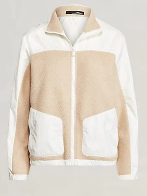 $188 NWT RLX Ralph Lauren Logo Zip-Down Hybrid Fleece Windbreaker Coat Jacket XS - Image 1 of 4