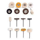 20Pcs/bag Dental Polishing wheel Shank Wire Brush Velvet Cotton Steel Handle
