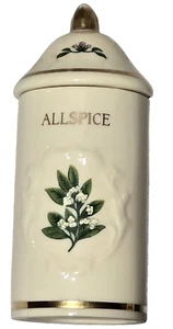 Vintage Piment Lenox Spice Garden 1992 Feinporzellan Gewürzdose mit Deckel - Bild 1 von 7